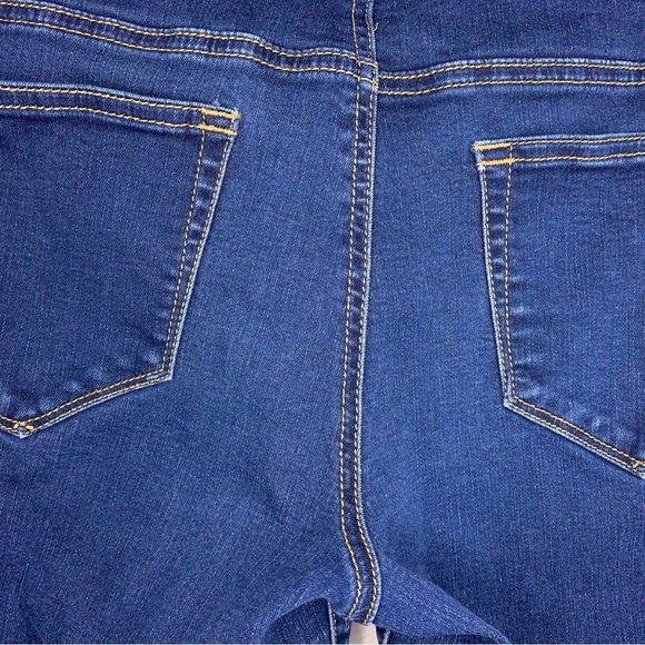 Large Reg Maurices Blue Skinny Jeans Stretch Fitted denim Casual - Picture 9 of 13